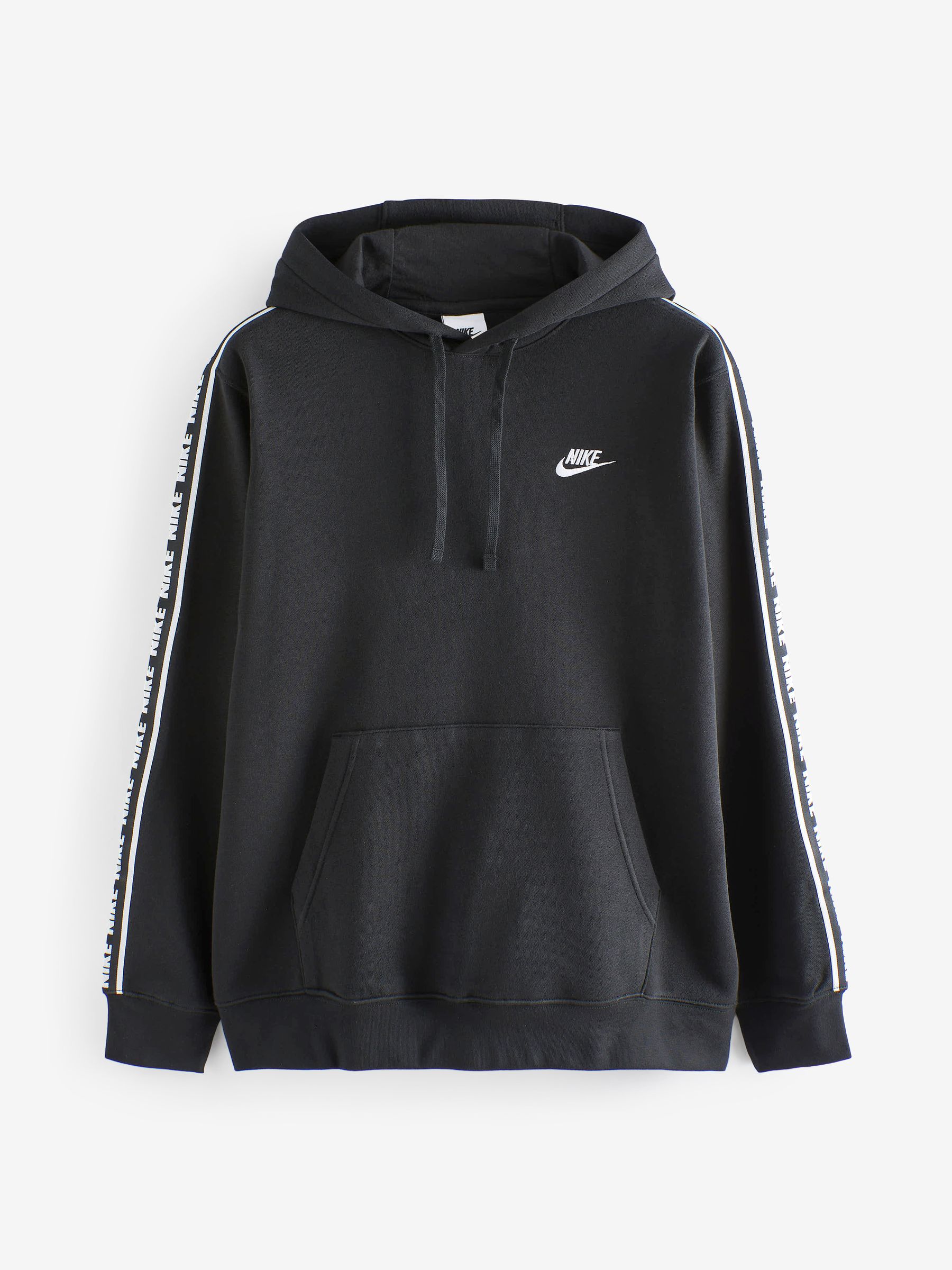 black nike hooded tracksuit