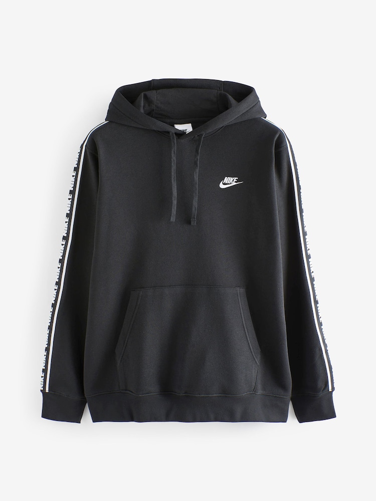 Nike Black Club Fleece Hooded Tracksuit - Image 7 of 9
