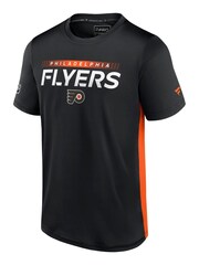 Philadelphia Flyers Fanatics Branded Authentic Pro Short Sleeve Tech Black T-Shirt - Image 1 of 3