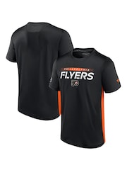 Philadelphia Flyers Fanatics Branded Authentic Pro Short Sleeve Tech Black T-Shirt - Image 3 of 3