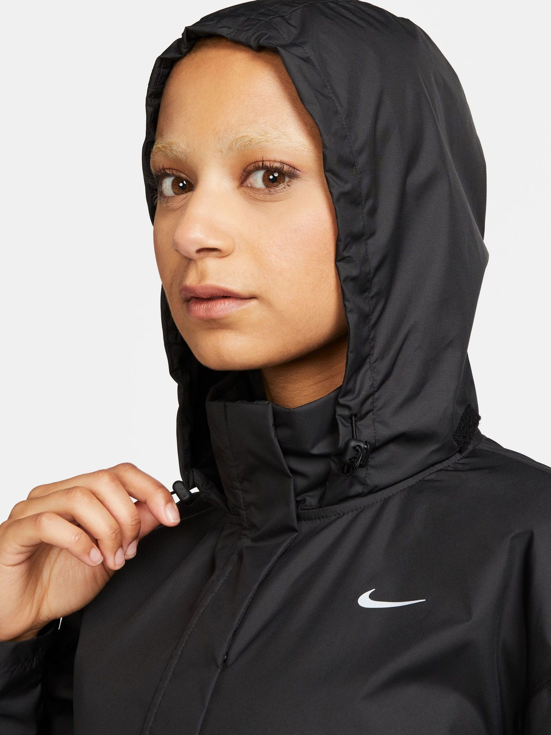 Buy Nike Black Fast Repel Water Repellent Running Jacket from Next Cyprus