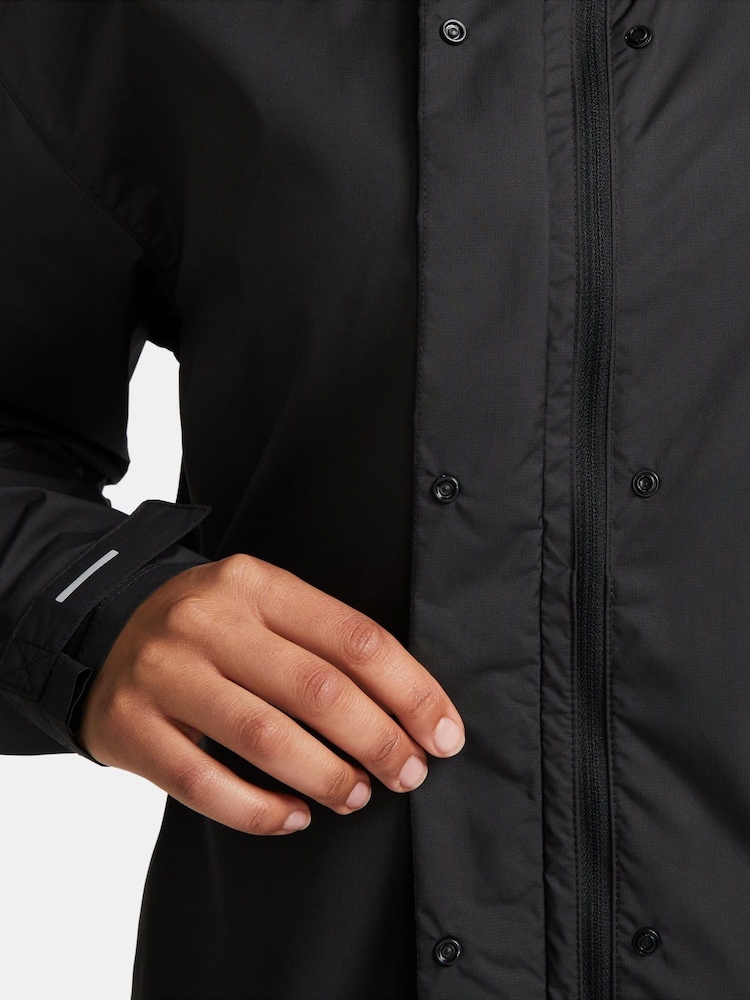 Nike Black Fast Repel Water Repellent Running Jacket - Image 8 of 11