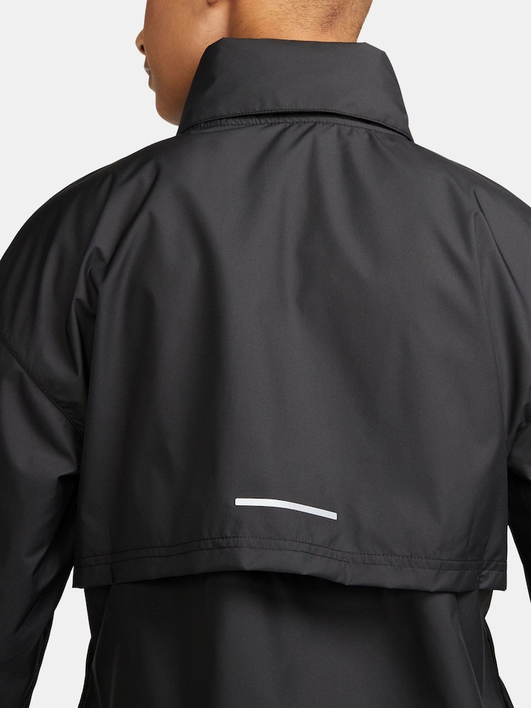 Nike Black Fast Repel Water Repellent Running Jacket - Image 9 of 11