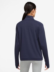 Nike Grey Dri-FIT Swoosh Half-Zip Running Top - Image 2 of 3