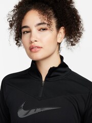 Nike Black Dri-FIT Swoosh Half-Zip Running Top - Image 4 of 5