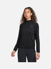Nike Black Dri-FIT Swift Element UV Half Zip Running Top - Image 1 of 5