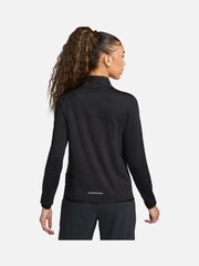 Nike Black Dri-FIT Swift Element UV Half Zip Running Top - Image 2 of 5
