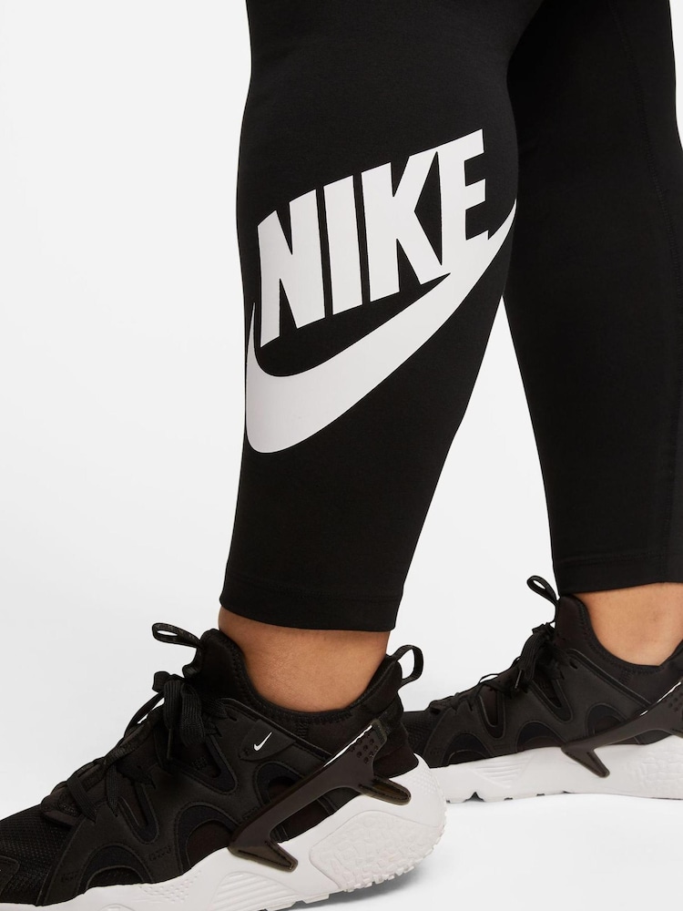 Nike Black High Rise Futura Leggings - Image 4 of 4