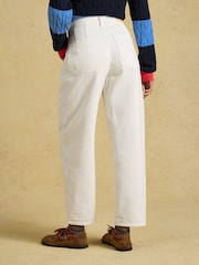 Ecru - Joules Relaxed Fit -korkeavyötäröiset farkut - Kuva 4 / 9