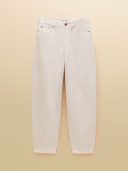 Ecru - Joules Relaxed Fit -korkeavyötäröiset farkut - Kuva 9 / 9