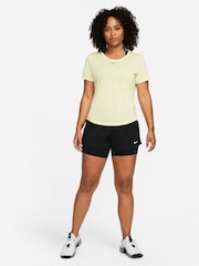 Nike Black Dri-FIT One Mid Rise 3" 2-in-1 Shorts - Image 7 of 8