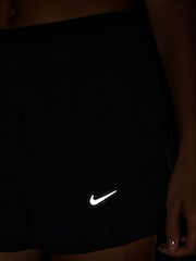 Nike Black Dri-FIT One Mid Rise 3" 2-in-1 Shorts - Image 8 of 8