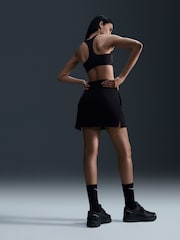 Nike Black Medium Swoosh Support Padded Sports Bra - Image 3 of 8