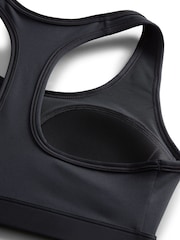 Nike Black Medium Swoosh Support Padded Sports Bra - Image 7 of 8