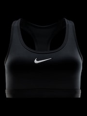 Nike Black Medium Swoosh Support Padded Sports Bra - Image 8 of 8