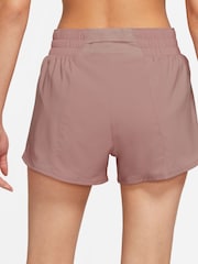 Nike Pink Dri-FIT One Swoosh Mid Rise Running Shorts - Image 2 of 4
