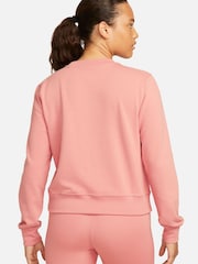 Nike Pink Dri-FIT One Long-Sleeved Crew-Neck Top - Image 2 of 4