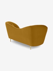 MADE.COM Modern Velvet Saffron Kooper 2 Seater Sofa - Image 4 of 8
