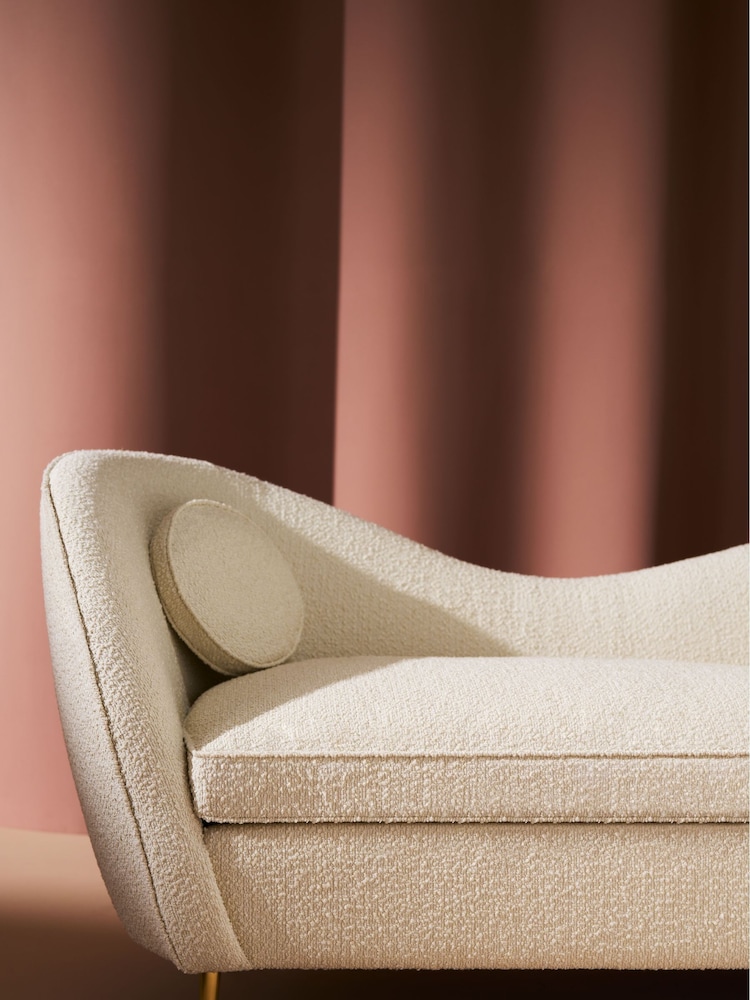 MADE.COM Soft Boucle Paper White Kooper 2 Seater Sofa - Image 2 of 7