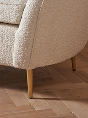 MADE.COM Soft Boucle Paper White Kooper 2 Seater Sofa - Image 4 of 7