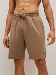 Tan Brown Lightweight Shorts - Image 1 of 8