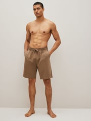 Tan Brown Lightweight Shorts - Image 3 of 8