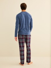 Grey/Plum Purple Cosy Motionflex Pyjama Sets 2 Pack - Image 3 of 10