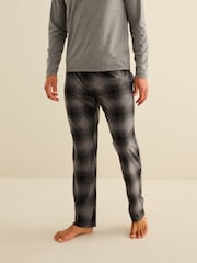 Grey/Plum Purple Cosy Motionflex Pyjama Sets 2 Pack - Image 6 of 10