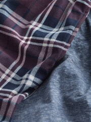 Grey/Plum Purple Cosy Motionflex Pyjama Sets 2 Pack - Image 9 of 10