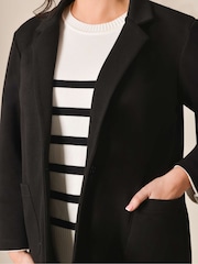 Live Unlimited Black Curve Jersey Blazer - Image 4 of 5