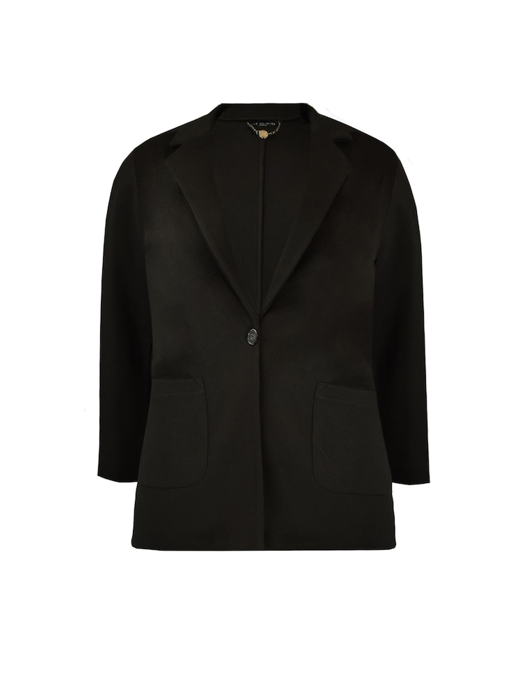Live Unlimited Black Curve Jersey Blazer - Image 5 of 5