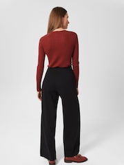 Hobbs Black Petite Prim Trousers - Image 2 of 4