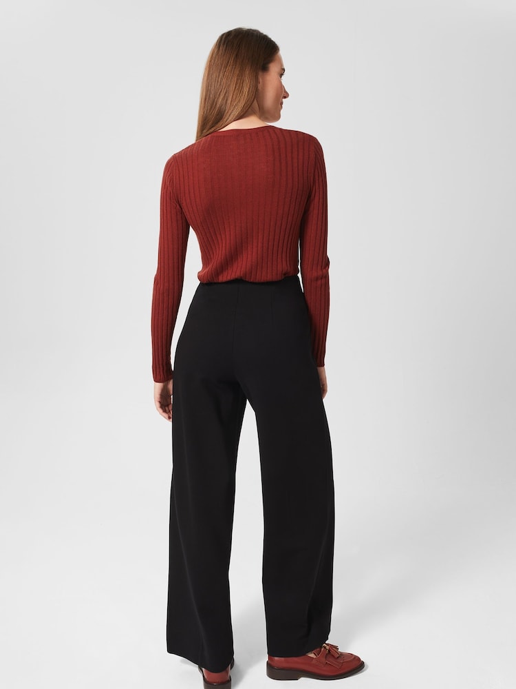 Hobbs Black Petite Prim Trousers - Image 2 of 4