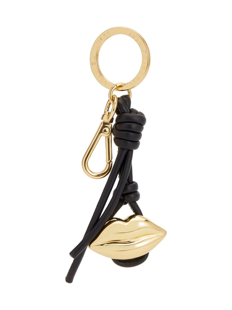 Lulu Guinness Black Lip Knot Keyring - Image 1 of 3 Lulu Guinness Black Lip Knot Keyring - Image 1 of 3