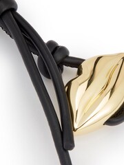 Lulu Guinness Black Lip Knot Keyring - Image 3 of 3