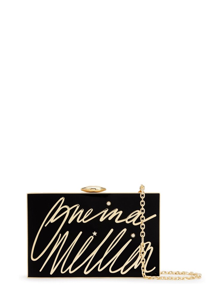 Lulu Guinness One In A Million Livvy Black Clutch - Image 1 of 5