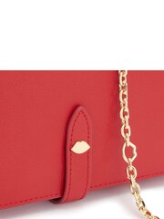 Lulu Guinness Red Lip Pin Juniper Bag - Image 4 of 5