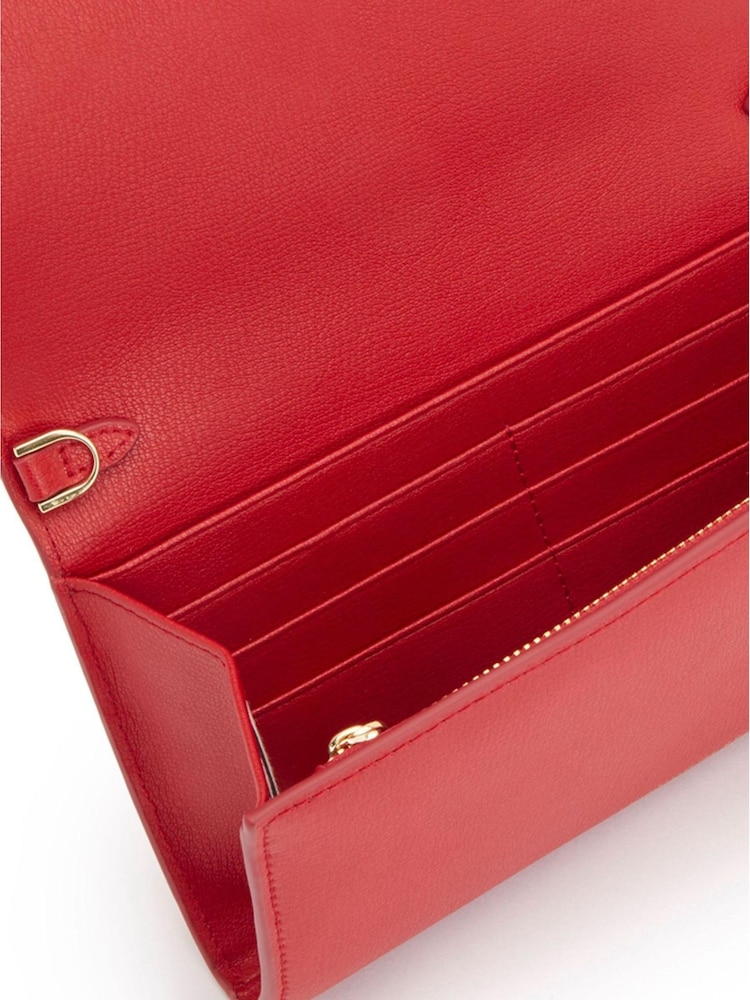 Lulu Guinness Red Lip Pin Juniper Bag - Image 5 of 5