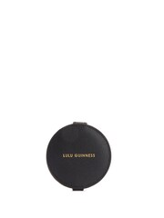 Lulu Guinness Padded Lip Gia Compact Mirror Black Bag - Image 3 of 3