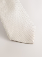 Neutral Signature Silk Tie - Image 2 of 3