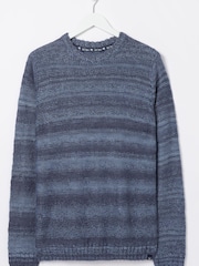 FatFace Blue Halkirk Crew Jumper - Image 1 of 1