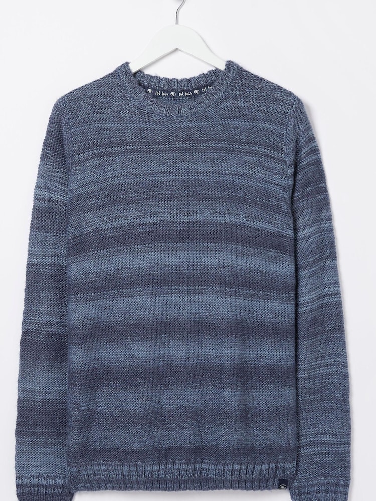 FatFace Blue Halkirk Crew Jumper - Image 1 of 1