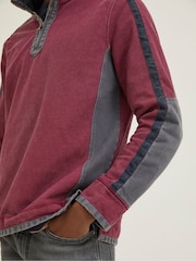 FatFace Pink Airlie Arm Panel Sweatshirt - Image 4 of 5