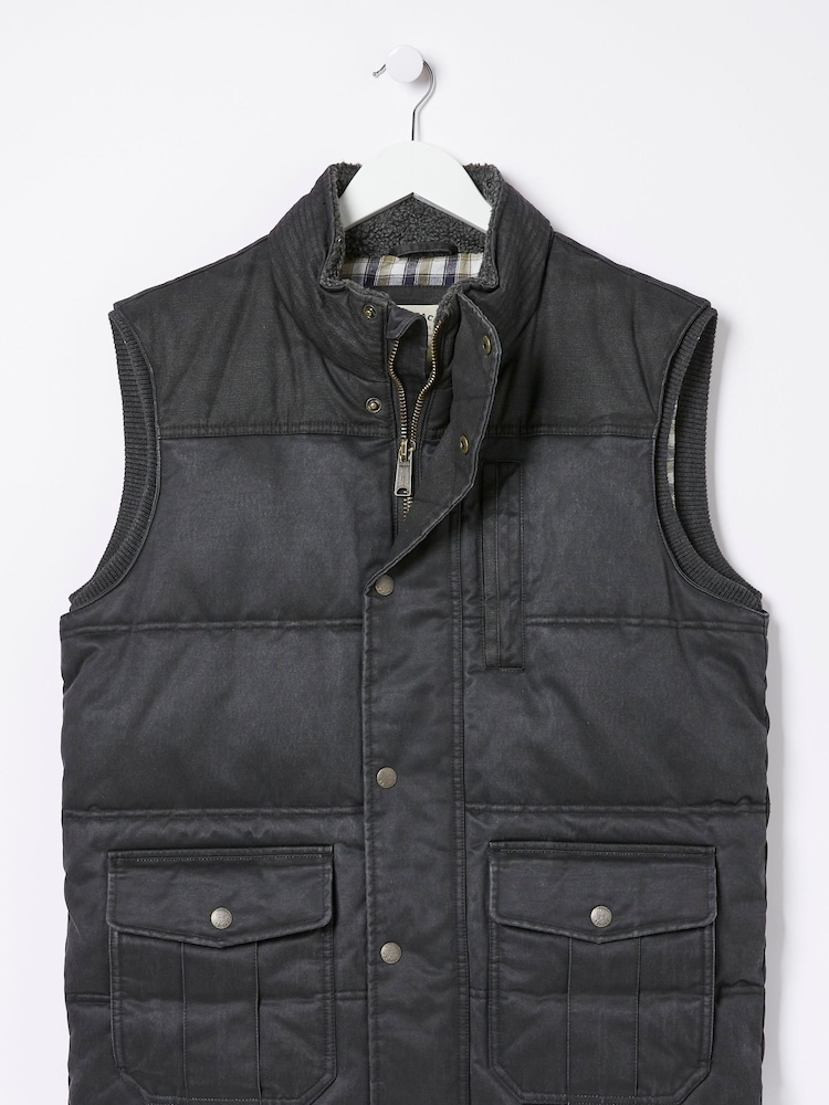 FatFace Grey Gilet - Image 5 of 5