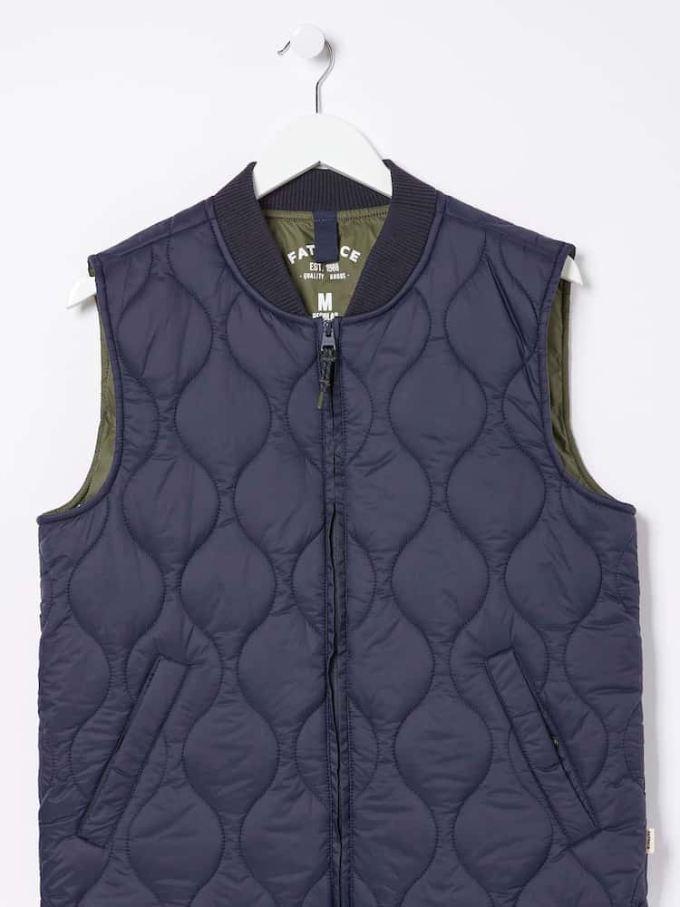 FatFace Blue Hascombe Gilet - Image 5 of 5 FatFace Blue Hascombe Gilet - Image 5 of 5