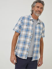 FatFace Blue Westly Check Shirt - Image 1 of 5