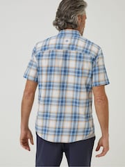 FatFace Blue Westly Check Shirt - Image 2 of 5