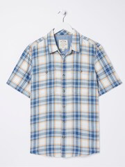 FatFace Blue Westly Check Shirt - Image 5 of 5
