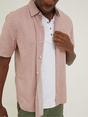 FatFace Red Geo Print Shirt - Image 3 of 5