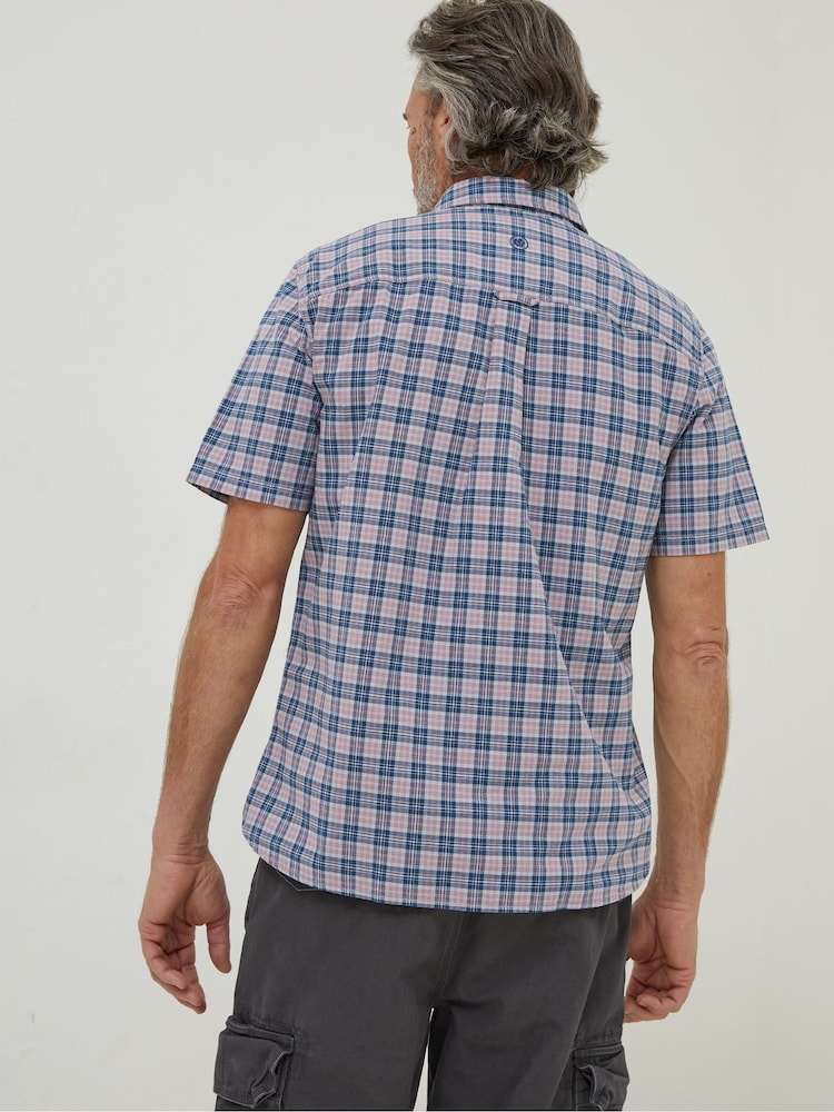 FatFace Purple Galston Check Shirt - Image 2 of 6